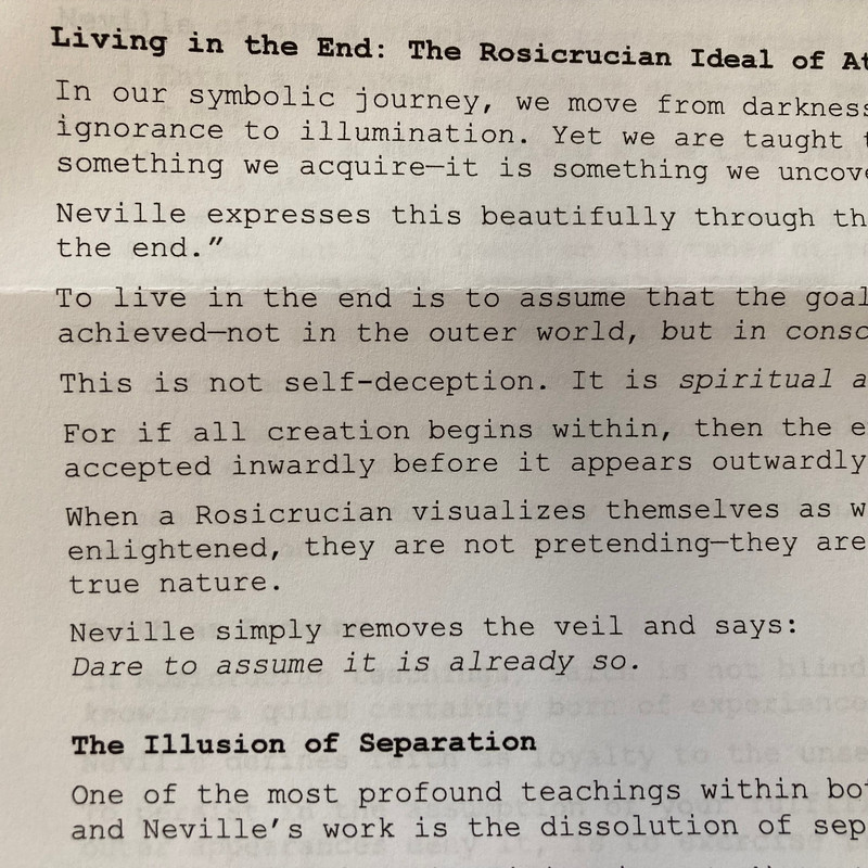 Rosicrucian Concurrence: The Teachings of Neville Goddard (Discourse, Teaching) gallery