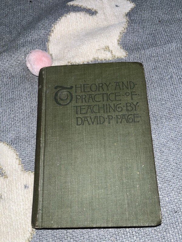 Rare Theory and Practice of Teaching by David P. Page 1893 Hardcover