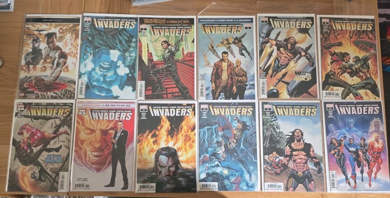 INVADERS (2019) #1-12 Complete Set MARVEL