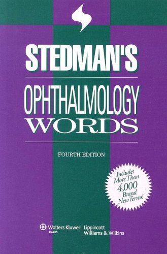Stedman’s Ophthalmology Words – Lippincott Williams & Wilkins – Paperback – …