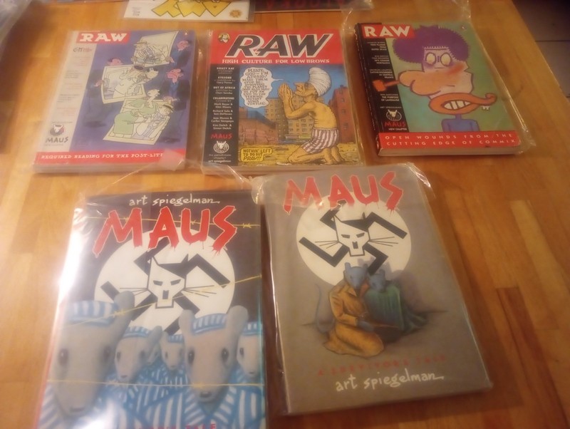 Art Speiegelman lot of 5 Maus and Raw comics