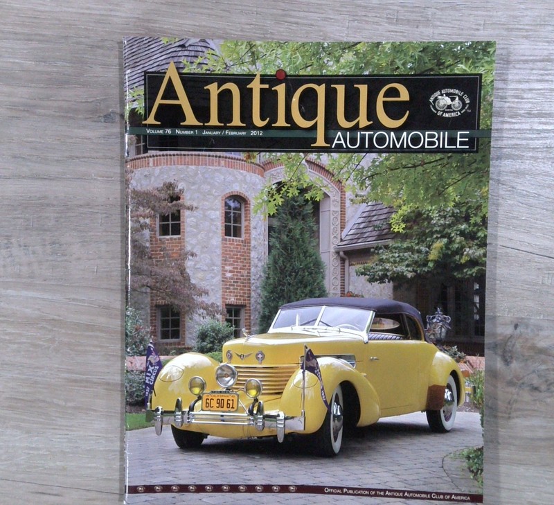 Antique Automobile Magazine Jan/Feb 2012 Vol 76 No 1 Cord 812 AACA