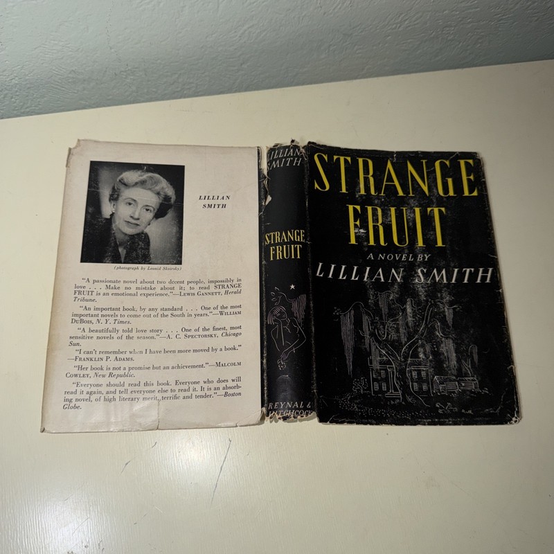 Strange Fruit A Novel By Lillian Smith 8th Printing c1944 Rare Book w Dustjacket gallery