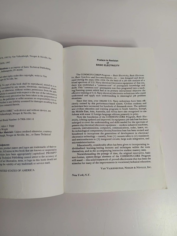 Basic Electricity: Revised Edition, Complete Course, Volumes 1-5 in 1 EUC gallery