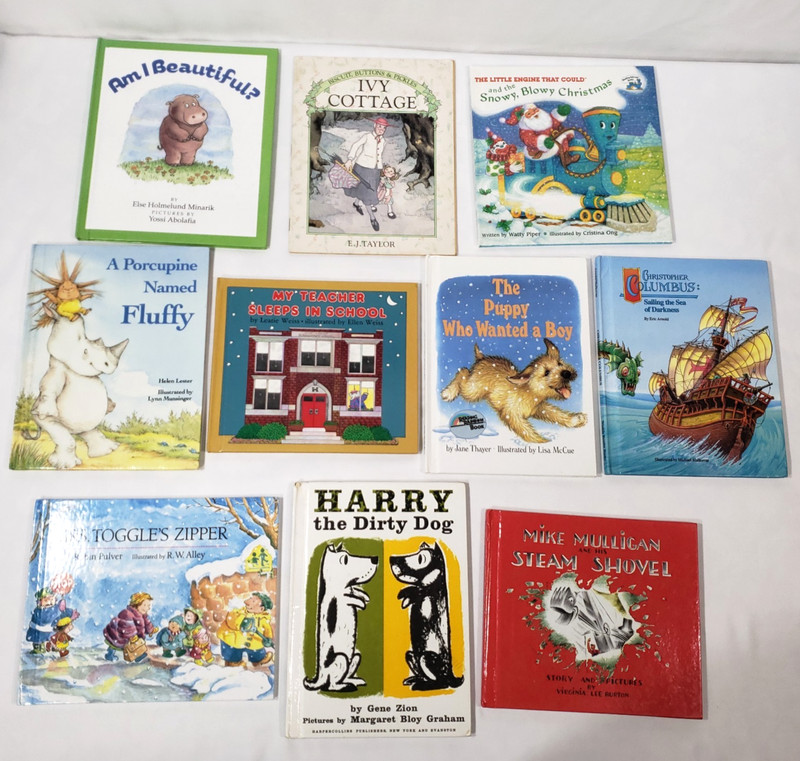 Weekly Reader Kids Books Lot Of 10 Vintage Picture Books Classroom Library Set