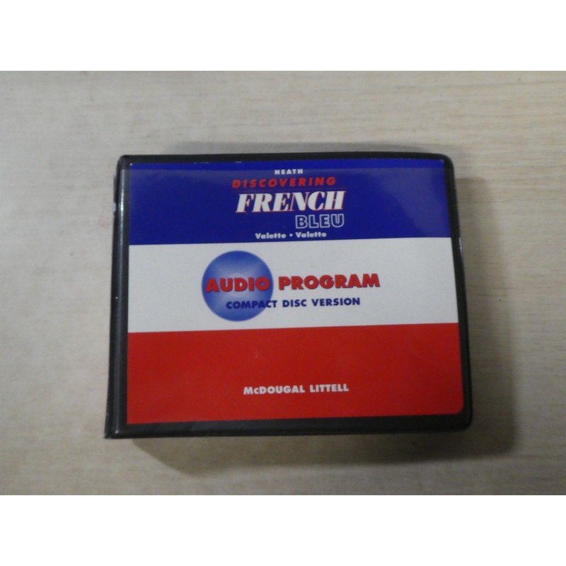 McDougal Littell Discovering French Bleu Audio Program CD Set 0-669-43496-5