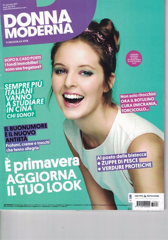 2017 01 25 – DONNA MODERNA – 25 01 2017 – ANNO XXX – N.06 – AURORA CARDANI