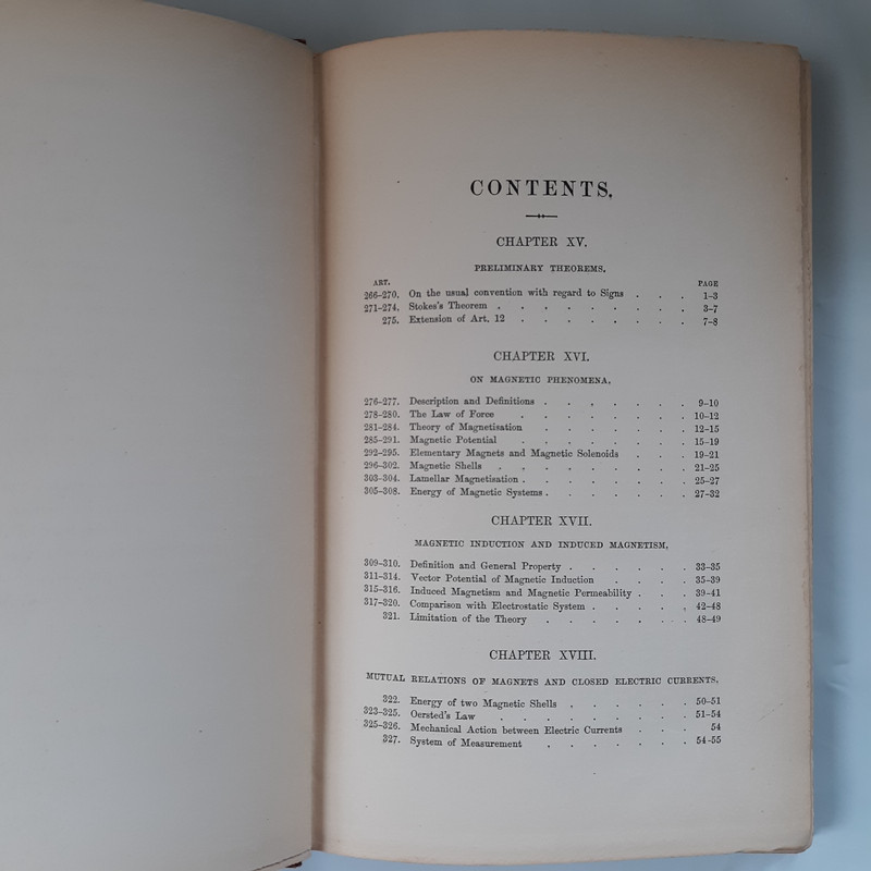 1889 RARE 1st Ed Physics: Electricity & Magnetism Vol II - Original Maroon Cloth gallery