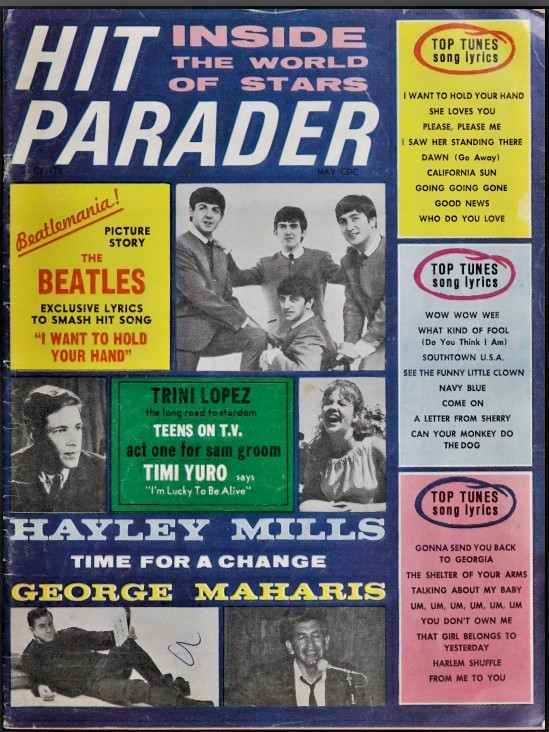HIT PARADER MAGAZINE 530 Classic Issue Collection PDF Format On USB Flash Drive