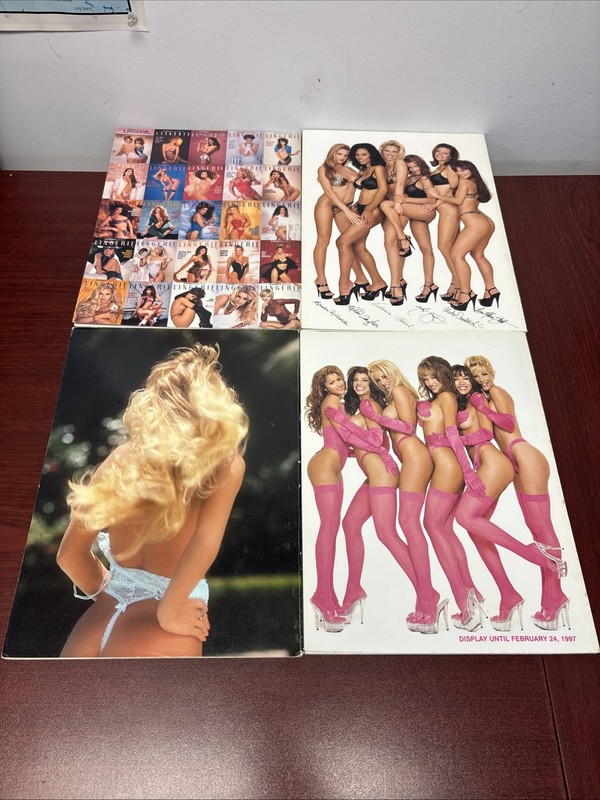 Vintage Playboy's Book of Lingerie - Lot of 4 magazines 1992-1999Classic Collect gallery