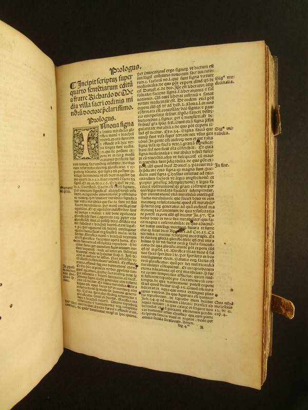 1512 Richardus de Media Villa... In Quartum Sententiarum... Petri Lombardi. Lyon gallery