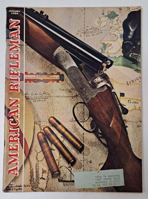 1954 American Rifleman Magazine FN Light Auto-Rifle NRA Shooting Program Darra