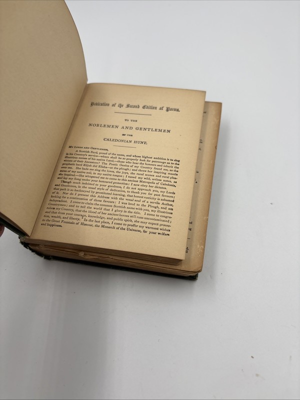 1882 The Poetical Works of Robert Burns Boston Houghton, Mifflin & C.Loose Pages gallery