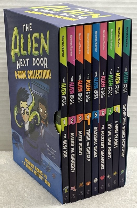 A. I. Newton/The Alien Next Door Box Set 8-Books + Bonus Activity Book