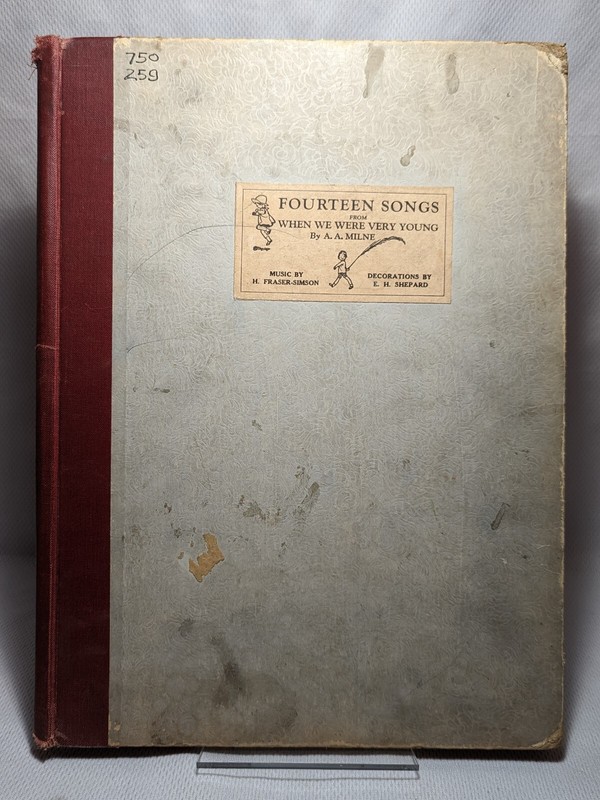 Vintage 1929 ‘Fourteen Songs’ (from When We Were Very Young) by A.A. Milne