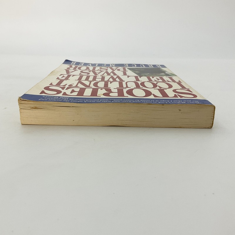 Stories I Couldn't Tell as a Pastor Memoir Paperback Book Bruce McIver 1991 gallery