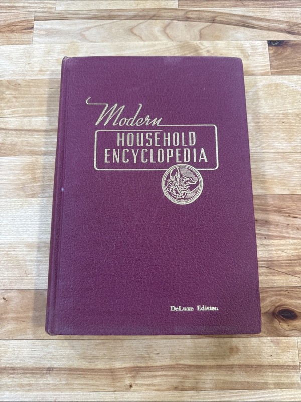 1946 Modern Household Encyclopedia Jessie De Both Hardcover Deluxe Edition VTG