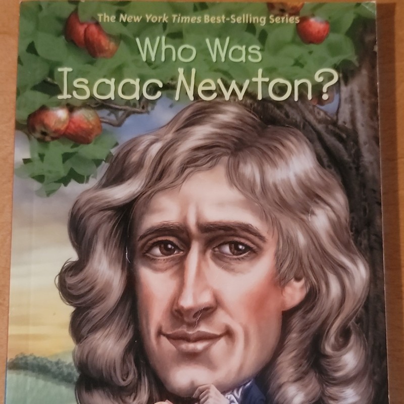 Who Was Isaac Newton? Illustrated Paperback Nonfiction Book English