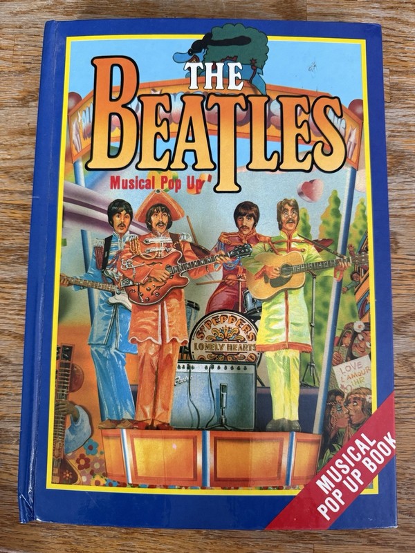The Beatles Musical Pop Up 1985 Bonanza Pop Up Book Vintage Collectible