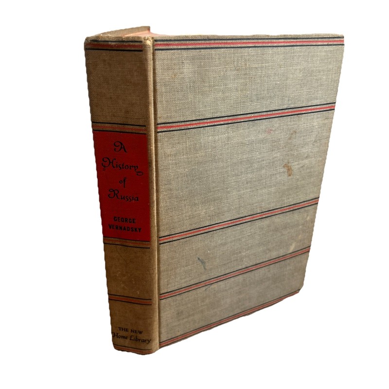 A History of Russia George Vernadsky 1944 New Revised Ed New Home Library VTG
