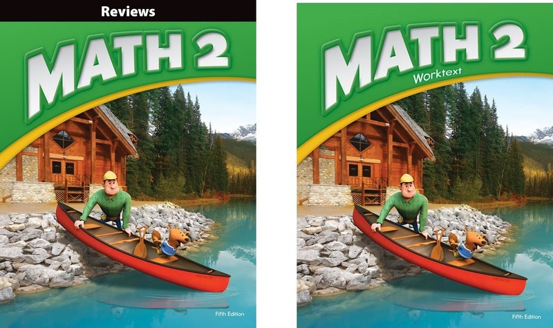 BJU Press – Math 2 Student Worktext 541136 and Reviews 541151 *5th edition*