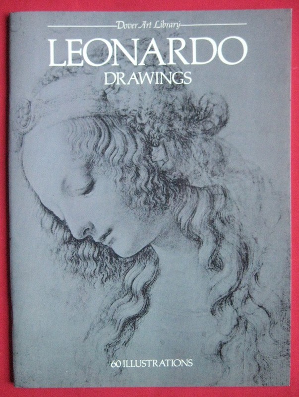 Leonardo da Vinci Drawings – Large format paperback PRISTINE condition, MUST SEE