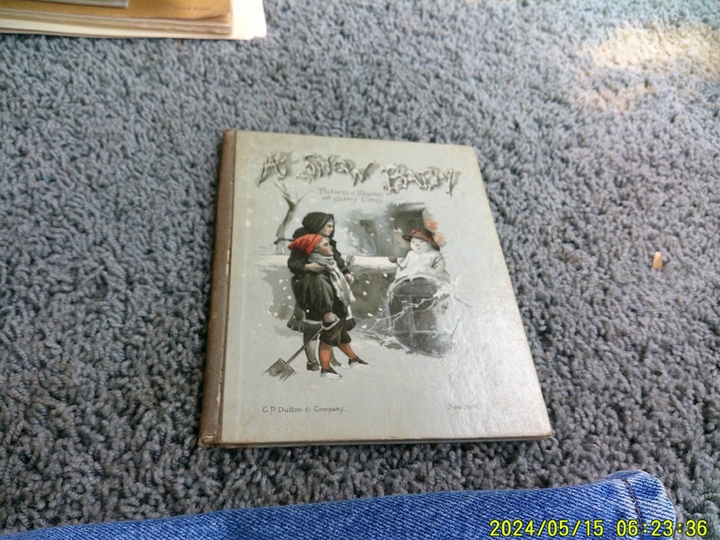 A SNOW BABY: Pictures & Rhymes and Merry Times by Bingham. 1889. Color plates