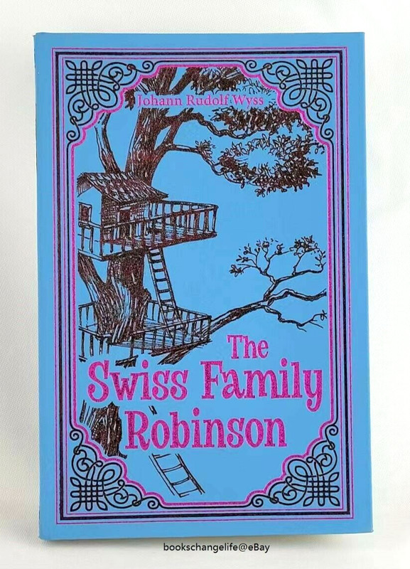 THE SWISS FAMILY ROBINSON Johann Rudolf Wyss Faux Leather Bound Illustrated NEW