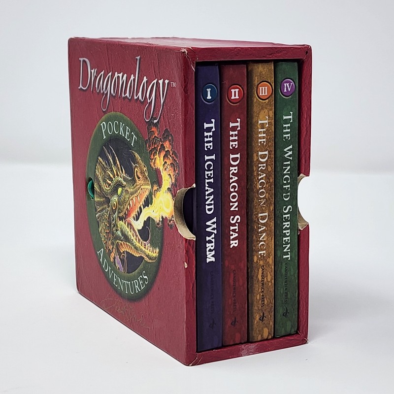 Dragonology : Pocket Adventures – Ologies- Ernest Drake HC Slipcase 4 Books