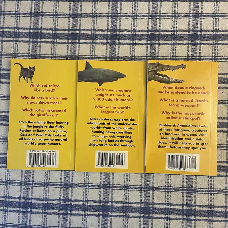 Lot of 3 "My First Pocket Guide" Animal Wildlife Books NATIONAL GEOGRAPHIC gallery