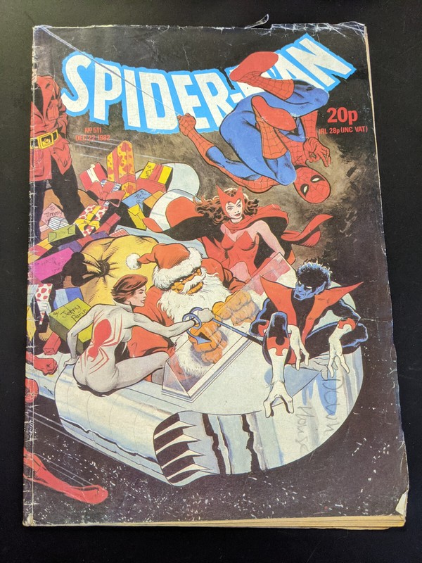 Spider-Man, Weekly Comic, No 511 December 22nd 1982, Marvel UK