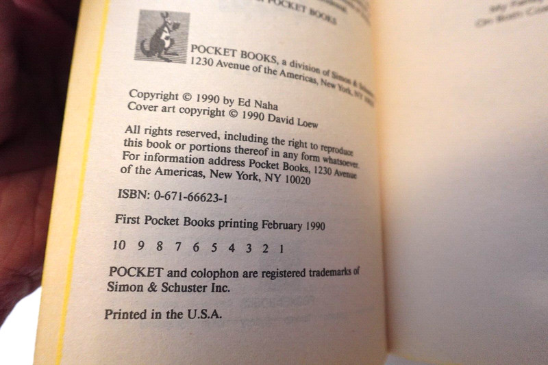 RAZZLE-DAZZLE (by Ed Naha) (1990 Pocket Books) paperback book gallery