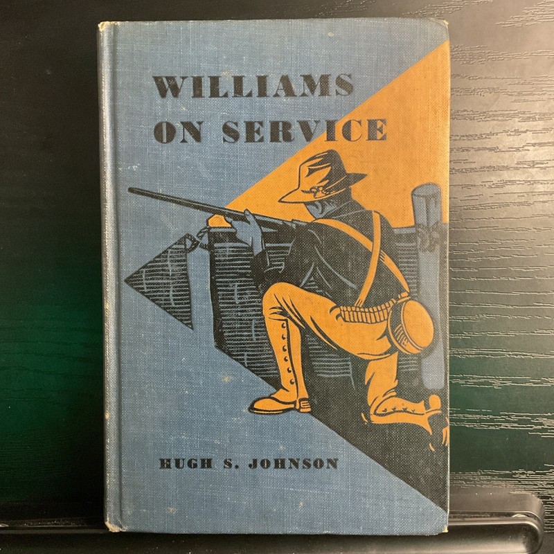 Williams on Service 1934 Hugh S. Johnson Rare HC Hearn Department Store