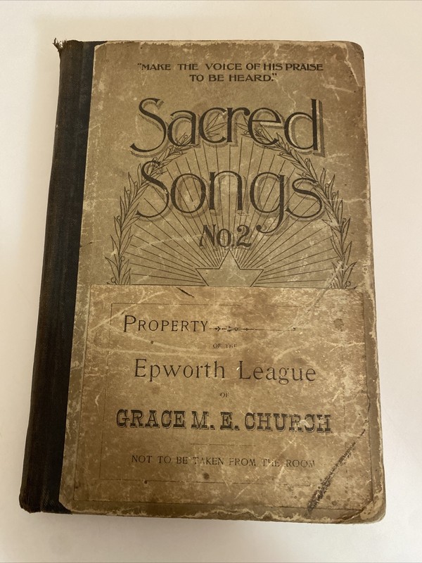 1899 Antique Book No 2 Grace Church abn