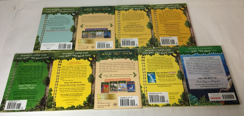 Lot of 9 Magic Tree House Series Books by Mary Pope Osborne Paperback gallery