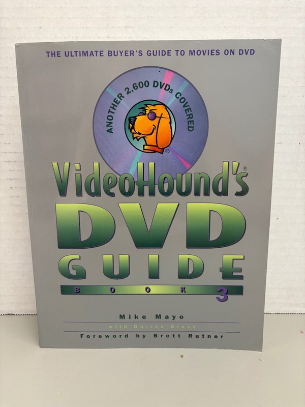 Videohound’s DVD Guide Book 3 Mike Mayo 2003 Movie Film Reviews Thomson Gale