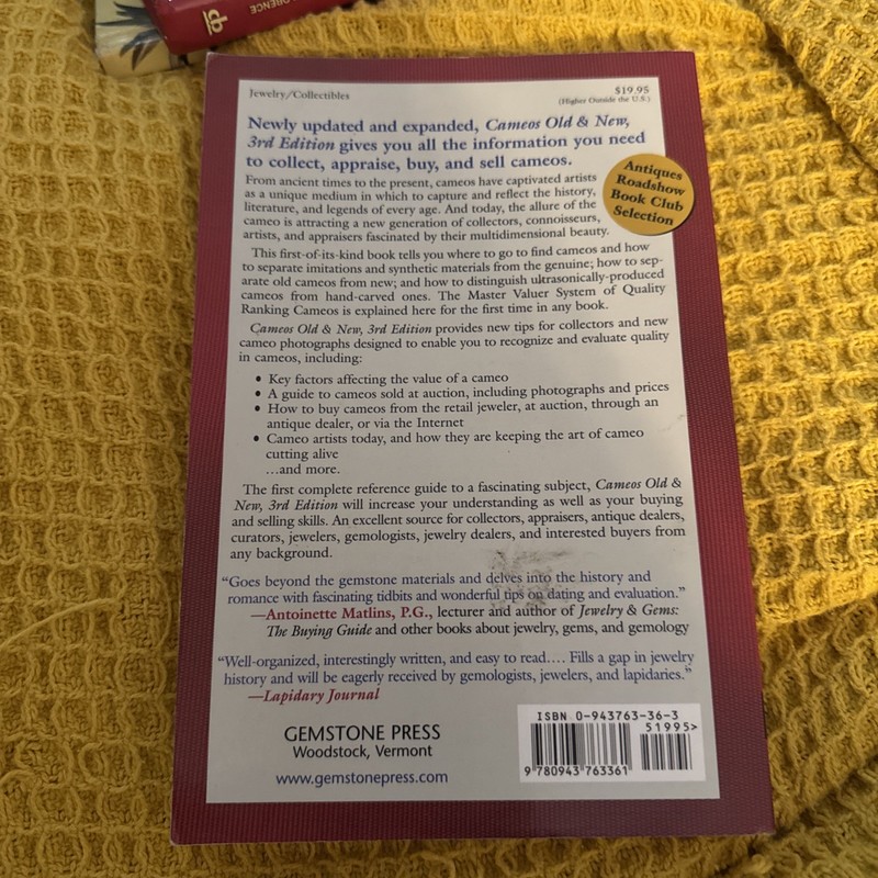 Cameos Old and New by Anna M. Miller (2002, Trade Paperback, New Edition) gallery