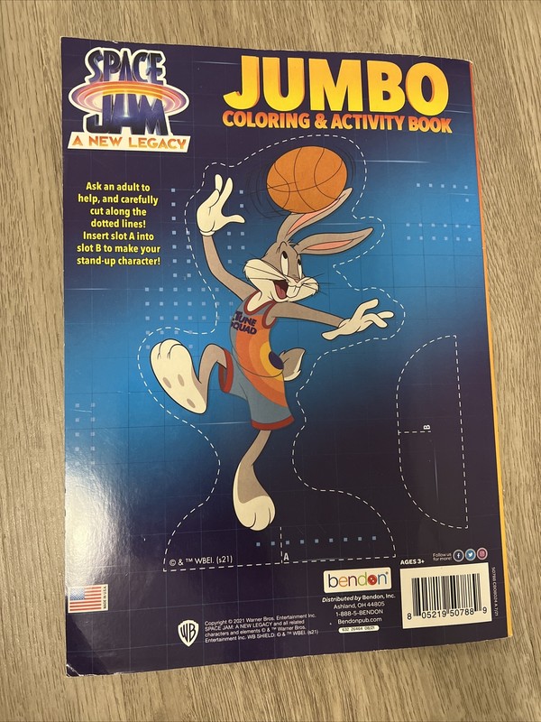 Bendon Inc Space Jam: A New Legacy Jumbo Coloring & Activity Book - 80-Page gallery