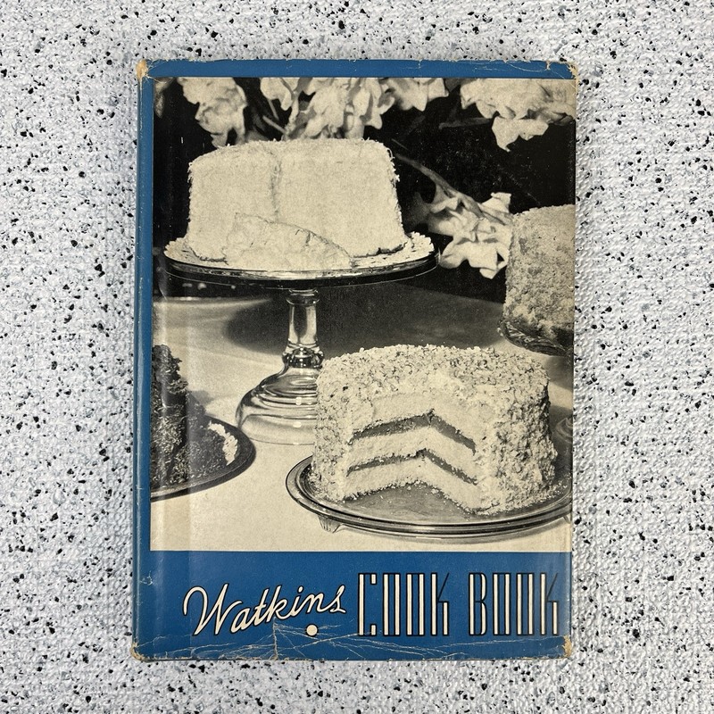 Vintage Watkins Cook Book Elaine Allen Fourth Edition Hardcover DJ 1943