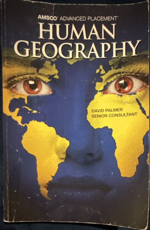 Amsco Advanced Placement Human Geography Textbook by David Palmer Paperback