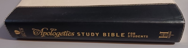 Apologetics Study Bible for Students, Black/Tan Cloth, by Holman