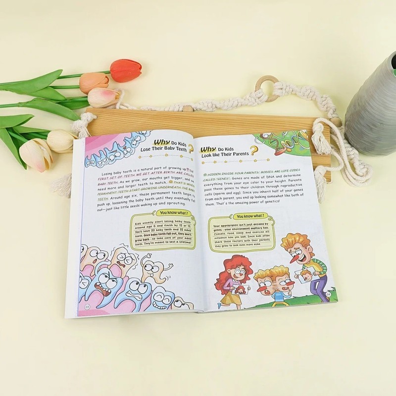 100000 Whys Building the Ultimate Brain Kids Science STEM Cartoon Book English gallery