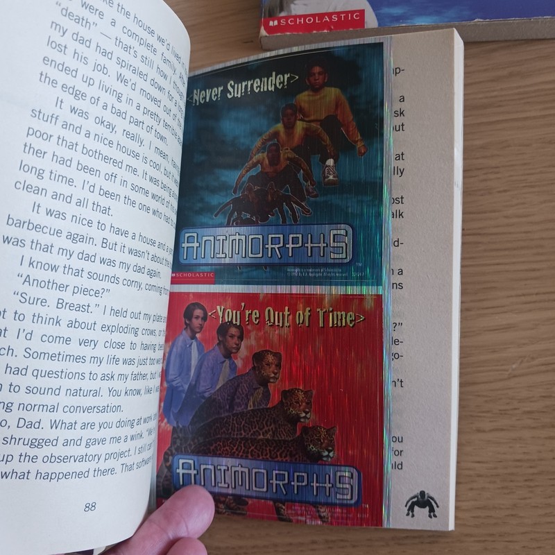 Animorphs Book Lot of 4 K.A. Applegate 1996-1997 1 5 10 Andalite Stickers gallery