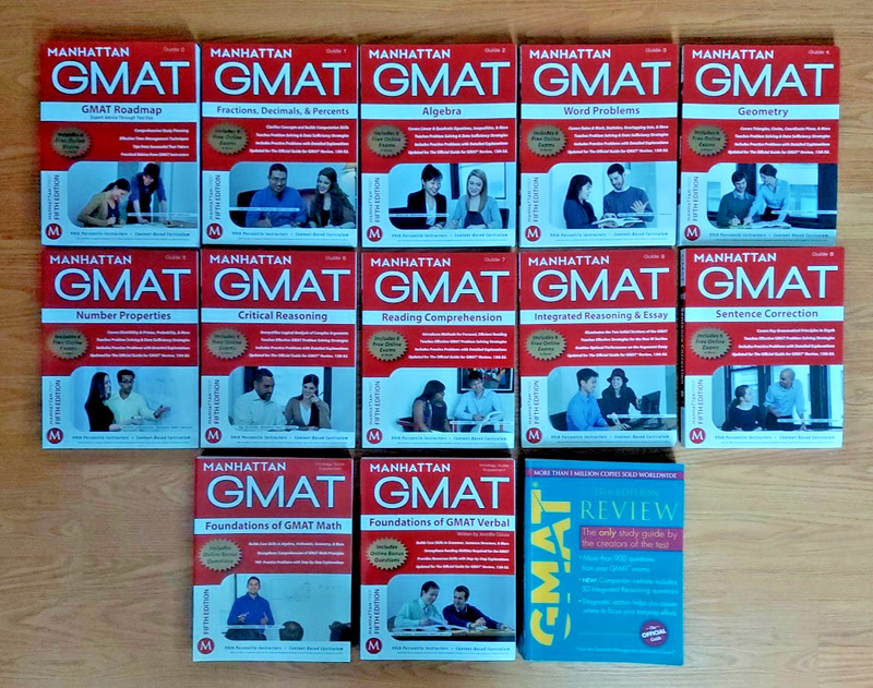 Manhattan Prep GMAT Strategy Guides 5th Edition Full Set + 3 Bonus Books Set