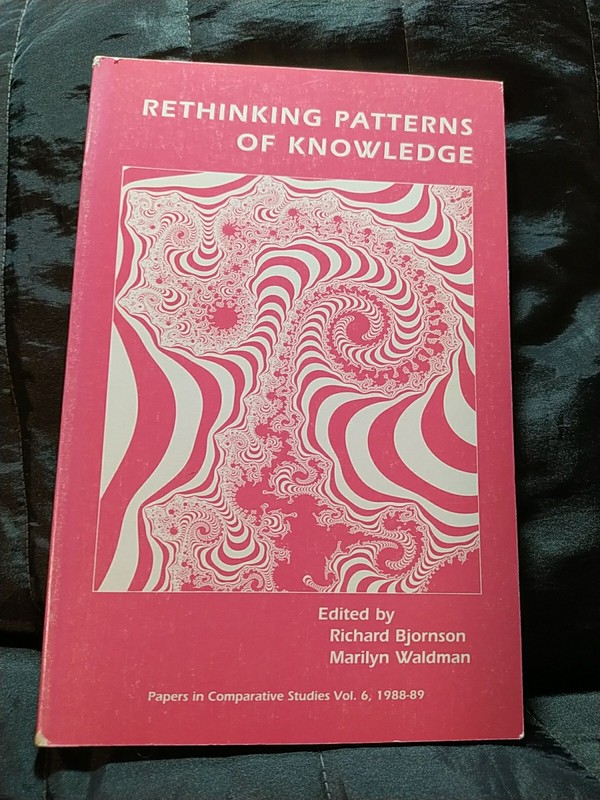 HUMANITIES COMPARATIVE STUDIES RETHINKING PATTERNS OF KNOWLEDGE VOLUME 6 1988-89