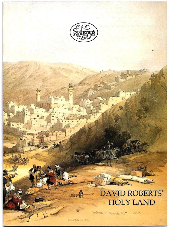 David Roberts Holy Land Antique Prints Catalog Sotheran of Sackville St UK 1995