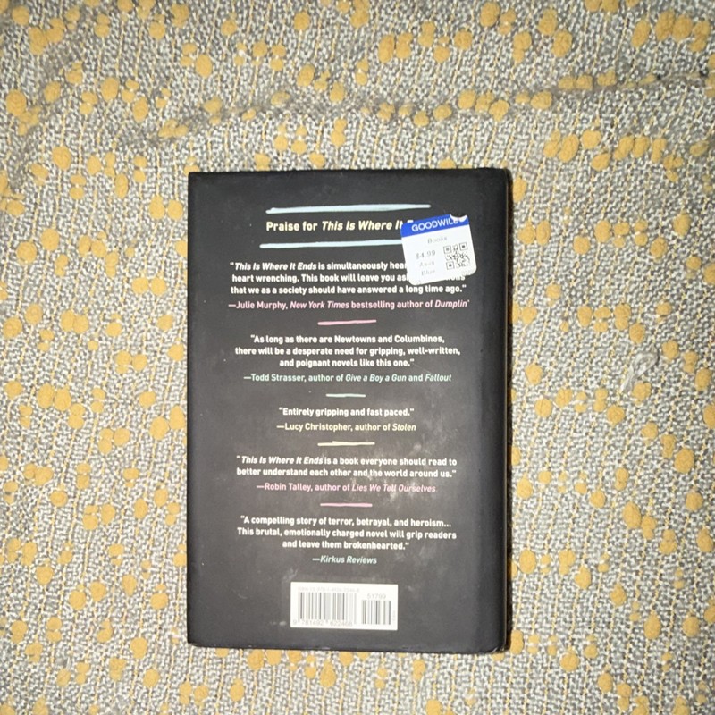 Marieke Nijkamp This Is Where It Ends HC Sourcebooks Fire YA Fiction Dust Jacket gallery