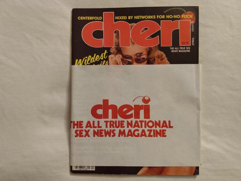 VINTAGE MAGAZINE APRIL 1981 CHERI V5 # 9 w/ MISHU,LITTLE ORAL ANNIE,ETC