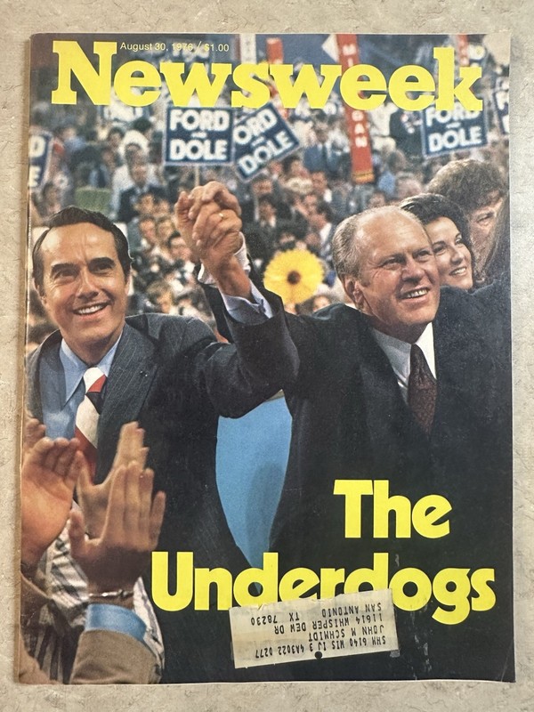 Newsweek – August 30 1976 – Gerald Ford & Bob Dole