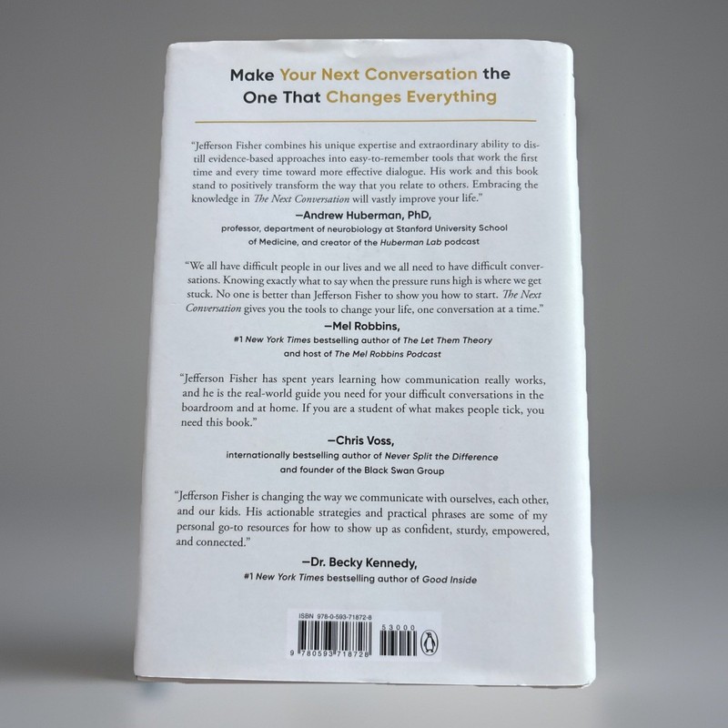 Next Conversation: Argue Less, Talk More by Jefferson Fisher (2025, Hardcover) * gallery